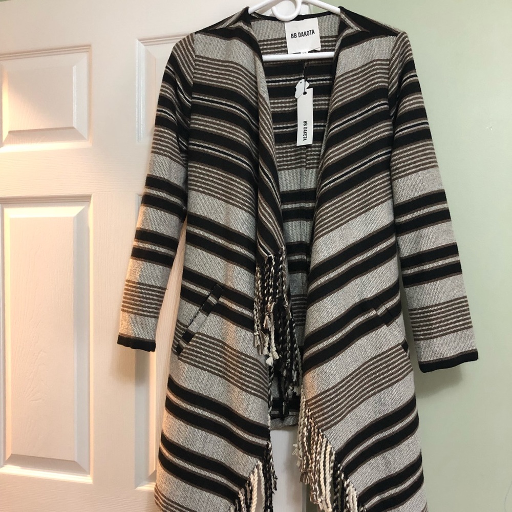 BB Dakota Fringe Coat